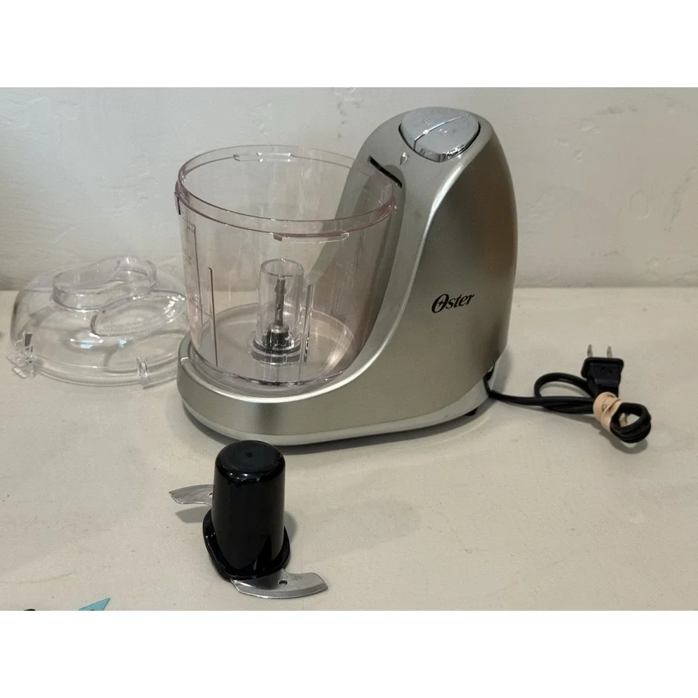 Oster Mini Food Chopper 2 Speed 3 Cups Black - Clean & Tested -‎ Ready For Use